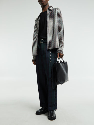Jil Sander - Checked Shirt in Dark Grey