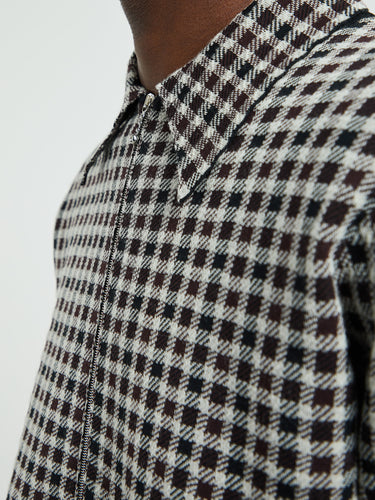 Jil Sander - Checked Shirt in Dark Grey