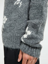 Jil Sander - Wool Blend Crew-Neck Sweater in Grey