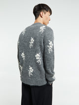 Jil Sander - Wool Blend Crew-Neck Sweater in Grey