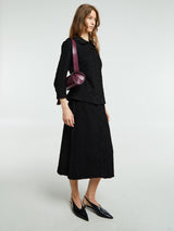 Jil Sander - Cannolo Small Bag in Burgundy