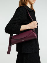 Jil Sander - Cannolo Small Bag in Burgundy