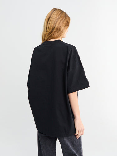 Jil Sander - Logo T-shirt CN SS in Black