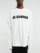 Jil Sander - Long-sleeved T-Shirt in Porcelain