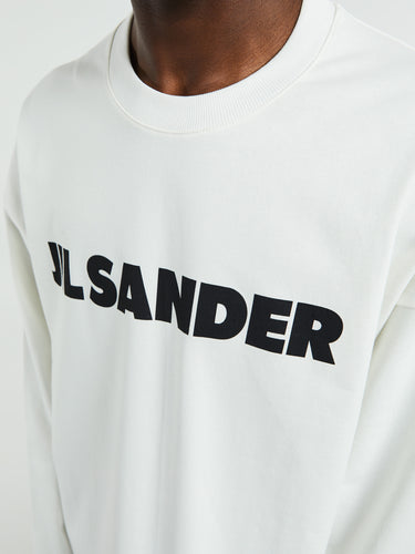 Jil Sander - Long-sleeved T-Shirt in Porcelain