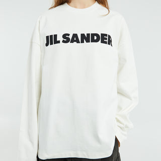 Jil Sander - Long-sleeved T-Shirt in Porcelain