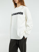 Jil Sander - Long-sleeved T-Shirt in Porcelain