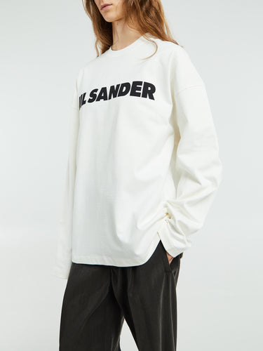 Jil Sander - Long-sleeved T-Shirt in Porcelain