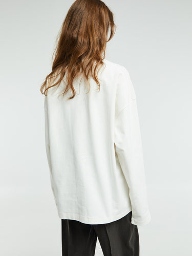 Jil Sander - Long-sleeved T-Shirt in Porcelain
