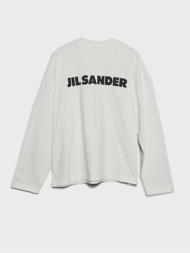 Jil Sander - Long-sleeved T-Shirt in Porcelain