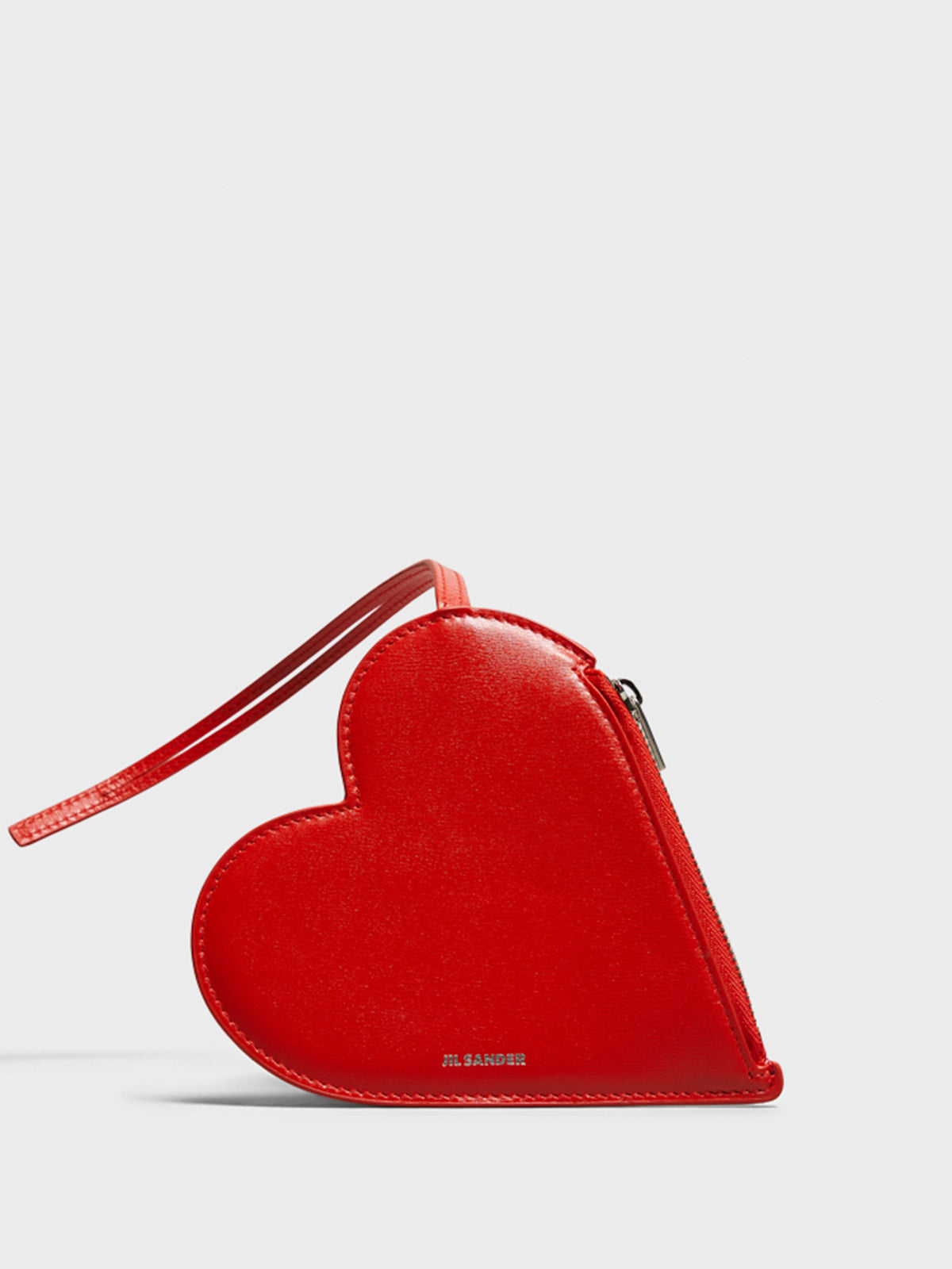 Jil Sander - Heart Pouch in Poppy