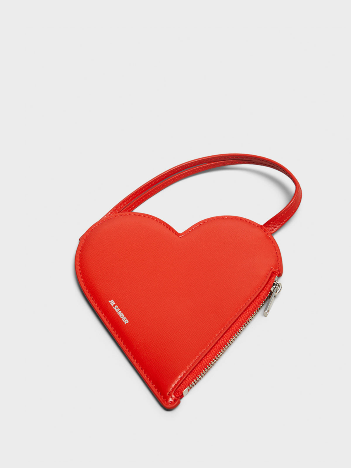 Jil Sander - Heart Pouch in Poppy