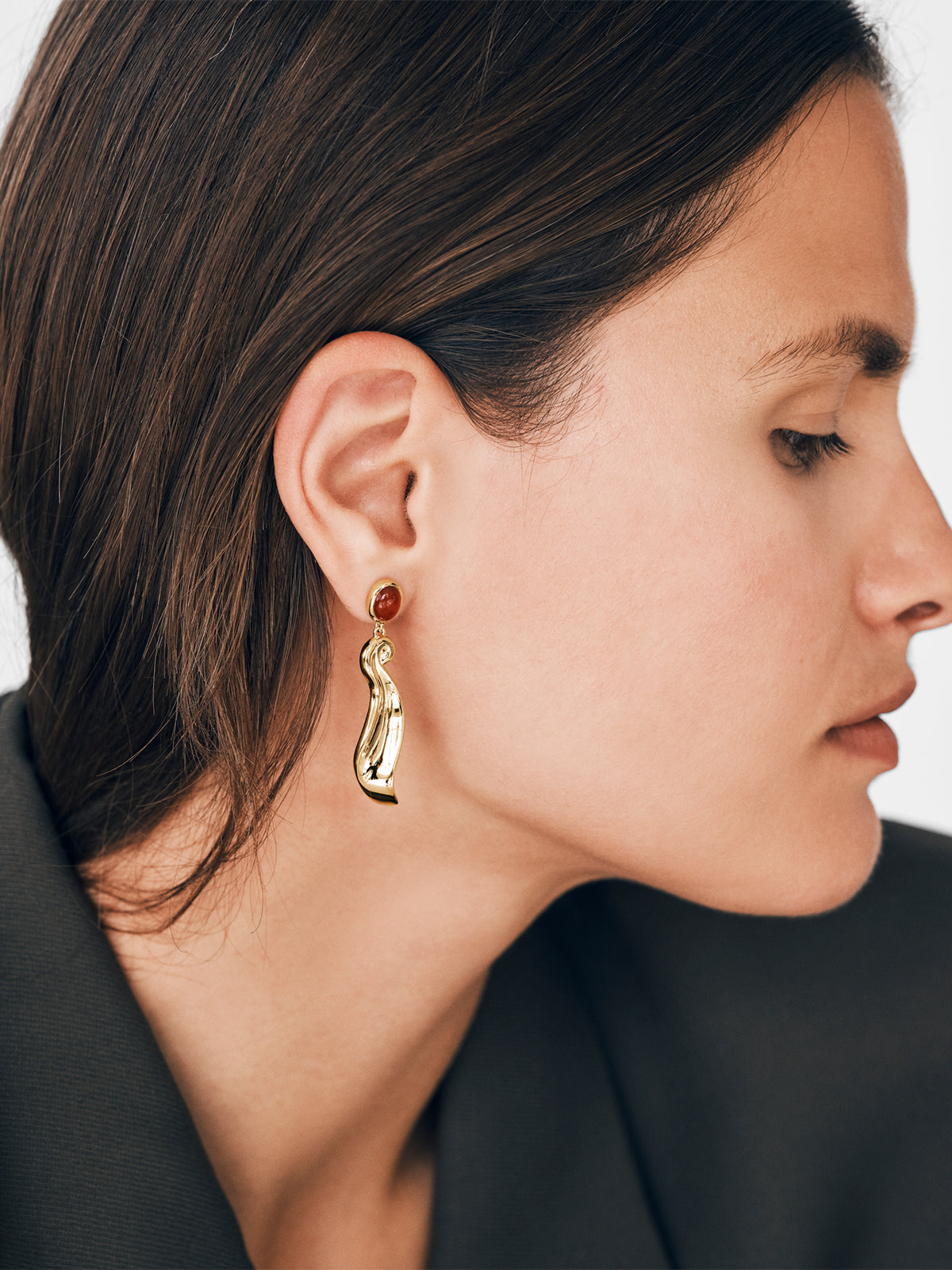 Trine Tuxen - Journey Earring with Gold Plating