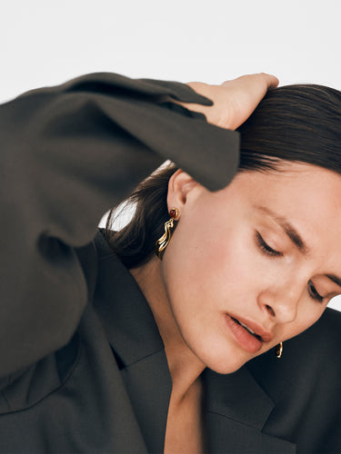 Trine Tuxen - Journey Earring with Gold Plating