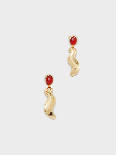 Trine Tuxen - Journey Earring with Gold Plating