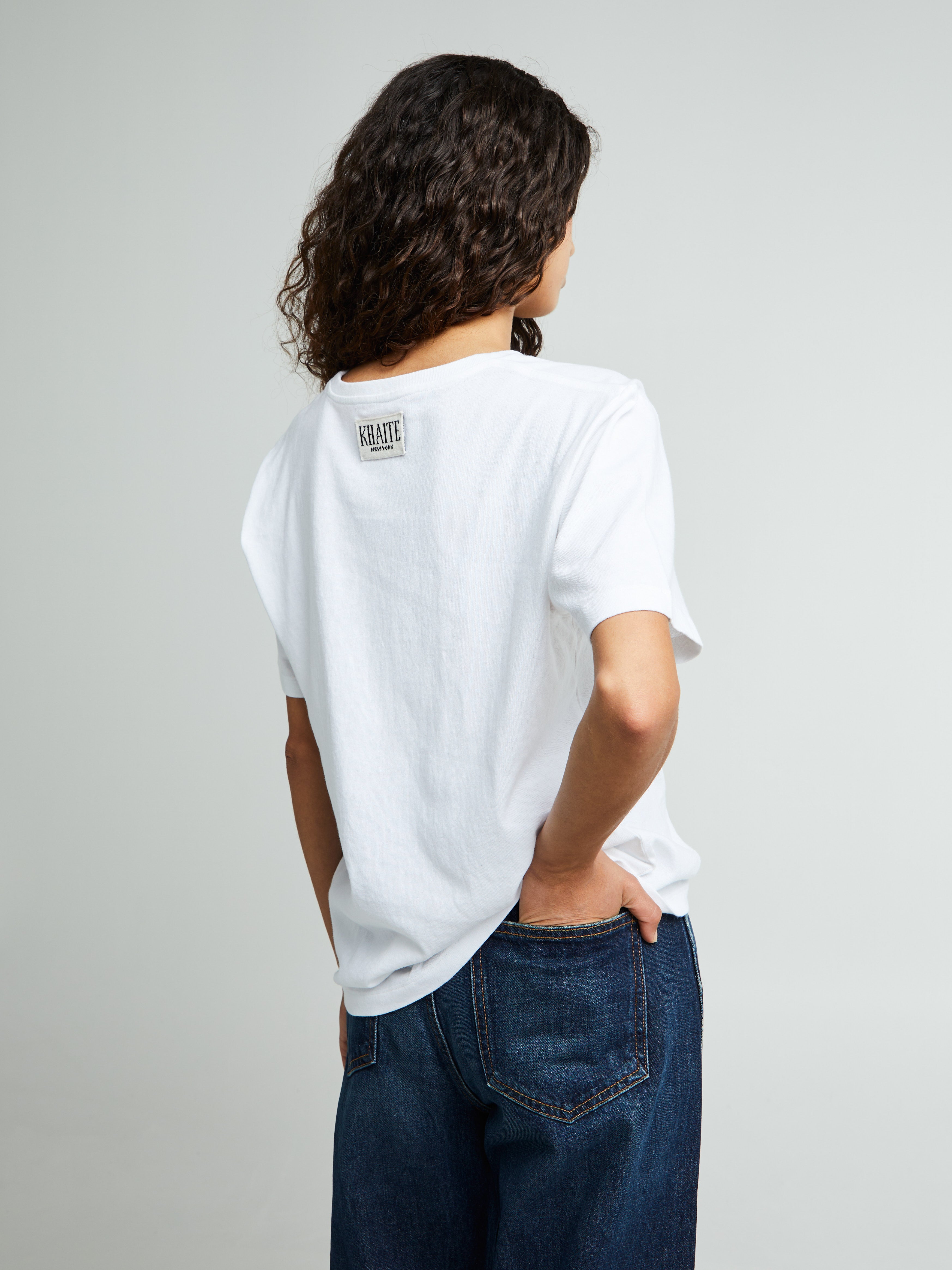 Khaite - Mae T-Shirt in White