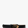 Khaite - Gold Dome Belt in Black