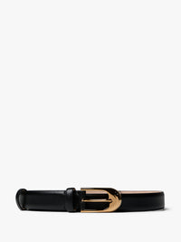 Khaite - Gold Dome Belt in Black