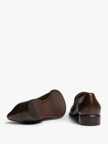 Khaite - Miles Loafer in Vintage Brown