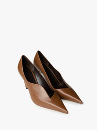 Khaite - Vivien Pump 85 in Cigar