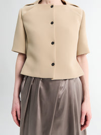 Khaite - Franc Jacket in Tea Stain