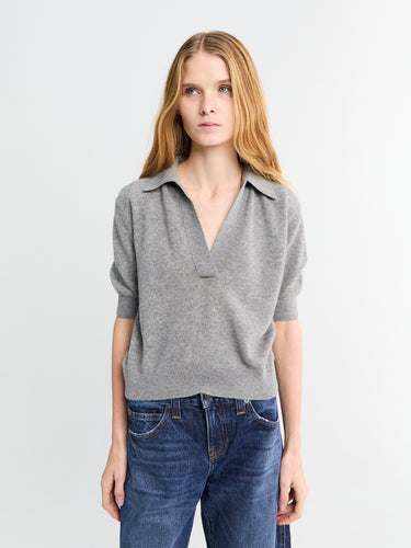 Khaite - Shrunken Jo Knit in Warm Grey