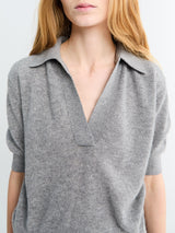 Khaite - Shrunken Jo Knit in Warm Grey