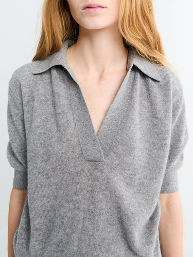 Khaite - Shrunken Jo Knit in Warm Grey