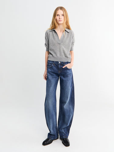 Khaite - Shrunken Jo Knit in Warm Grey