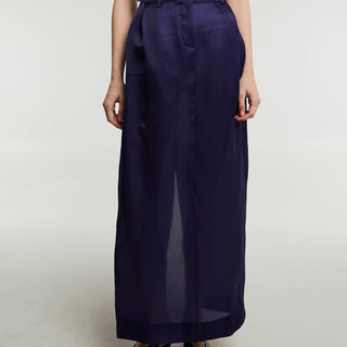 Khaite - Lucian Skirt in Amethyst