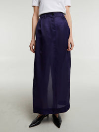 Khaite - Lucian Skirt in Amethyst