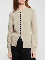 Khaite - Josette Cardigan in Putty