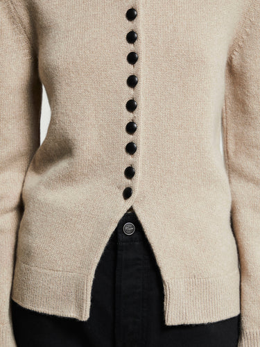 Khaite - Josette Cardigan in Putty