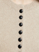 Khaite - Josette Cardigan in Putty