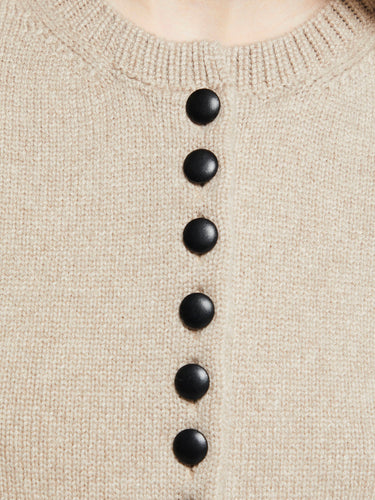 Khaite - Josette Cardigan in Putty
