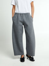 Khaite - Clover Pants in Grey Melange