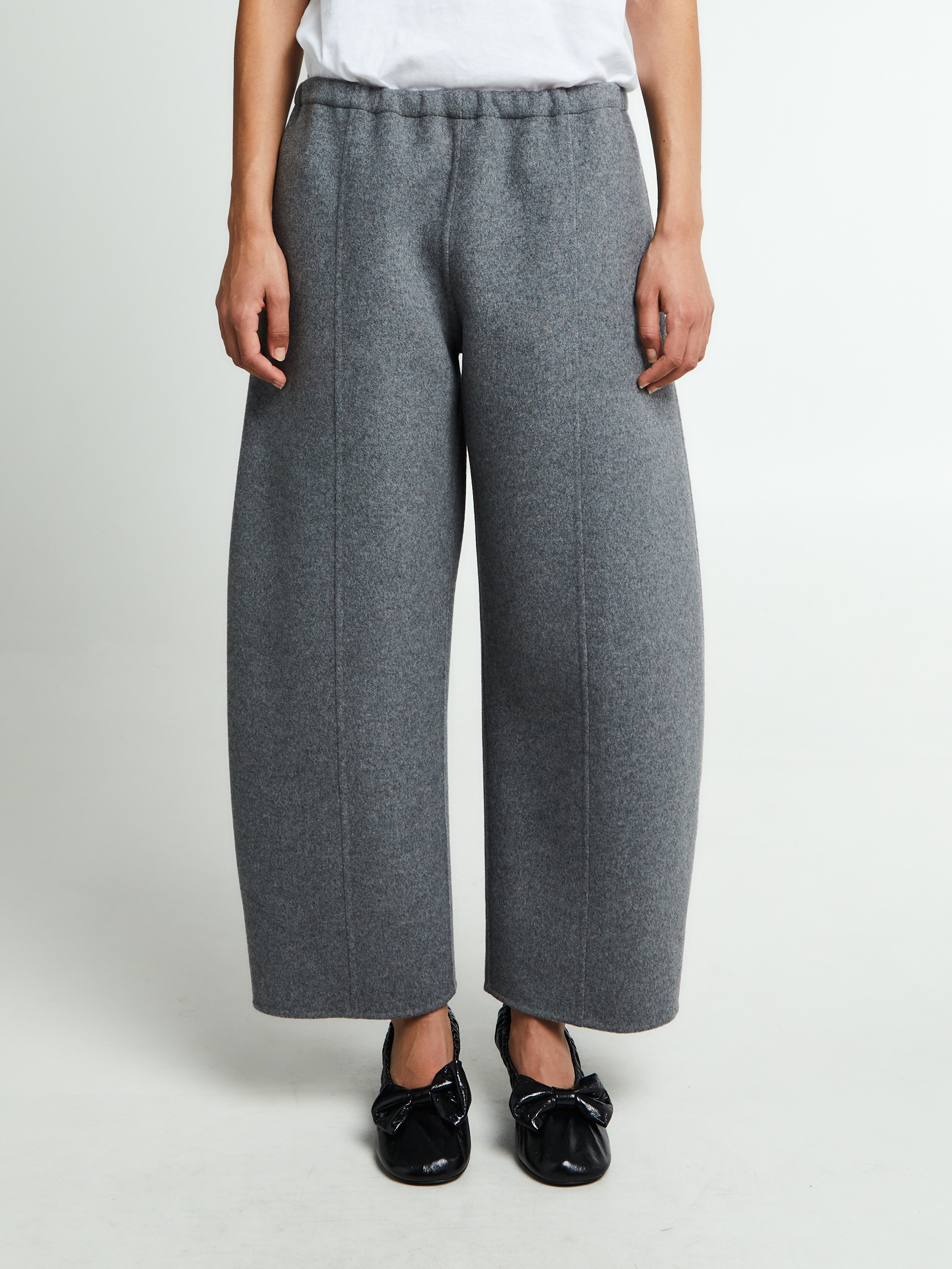 Khaite - Clover Pants in Grey Melange