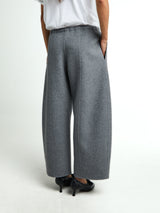 Khaite - Clover Pants in Grey Melange