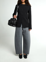 Khaite - Clover Pants in Grey Melange