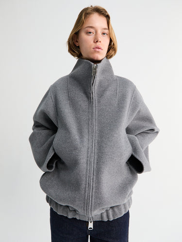 Khaite - Garret Jacket in Grey Melange
