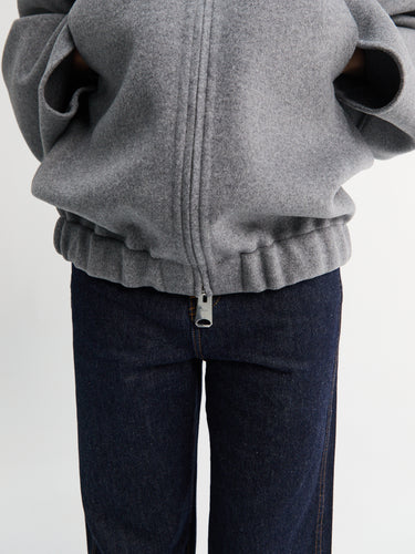 Khaite - Garret Jacket in Grey Melange