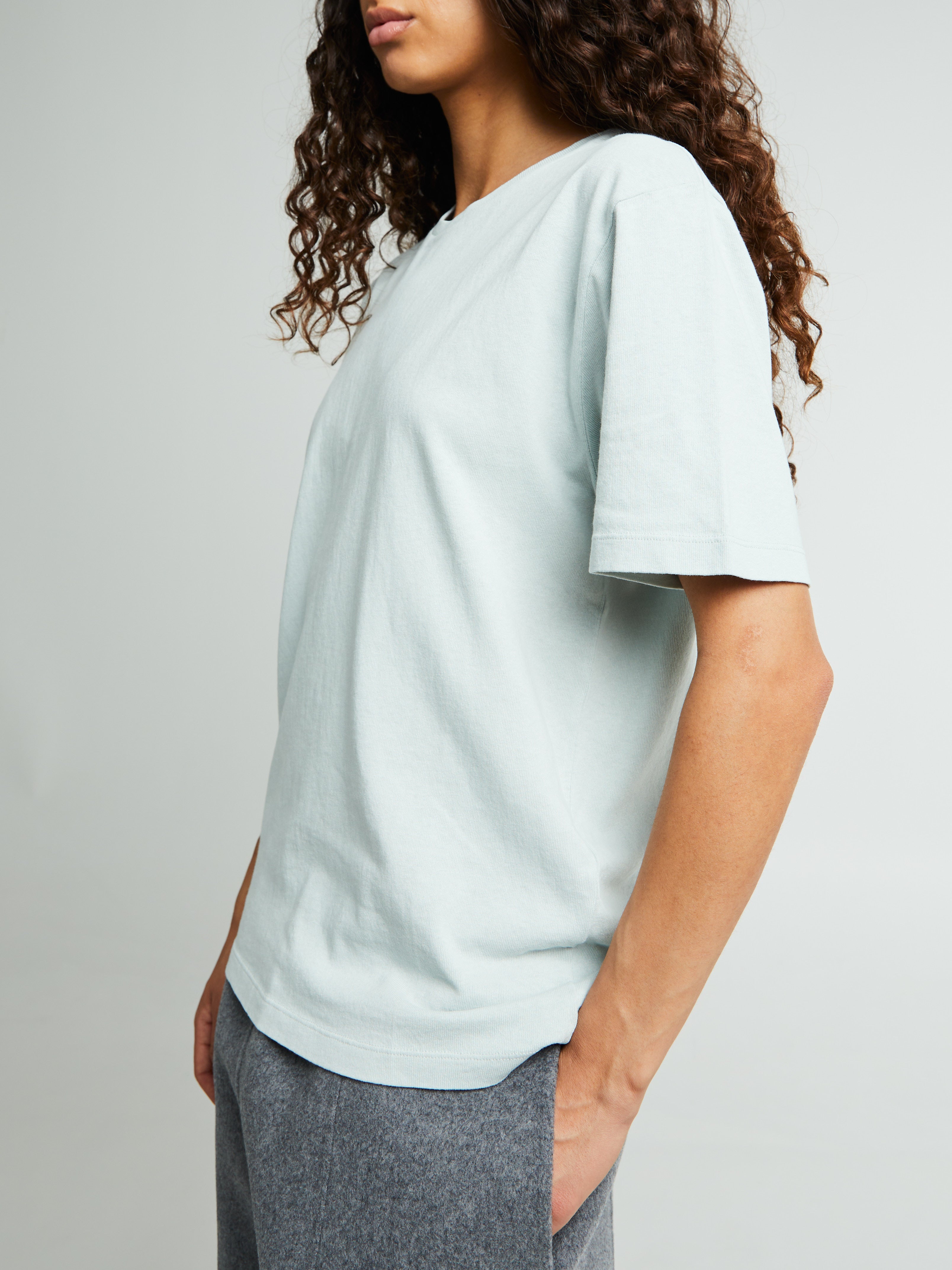 Khaite - Mae T-Shirt in Ice Blue