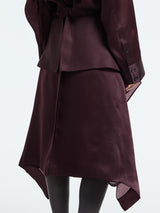 Khaite - Nina Skirt in Almandine