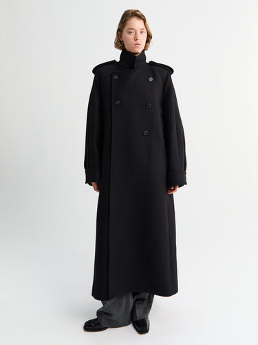 Khaite - Donna Coat in Black