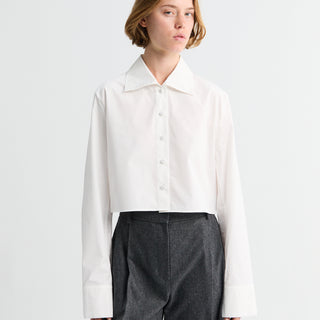 Khaite - Jasen Top in Chalk