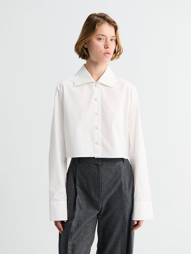 Khaite - Jasen Top in Chalk