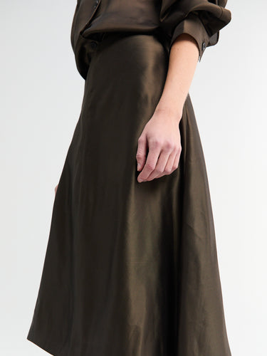 Khaite - Nania Skirt in Bark