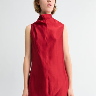 Khaite - Daria Dress in Crimson