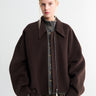 Khaite - Odin Jacket in Dark Brown