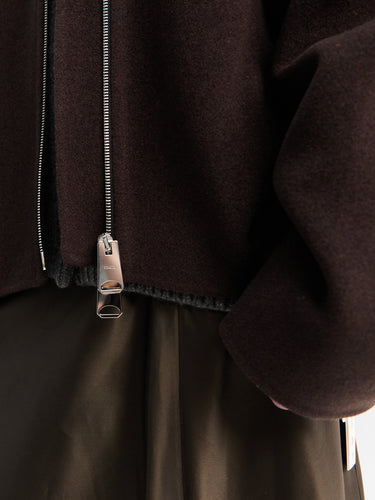 Khaite - Odin Jacket in Dark Brown